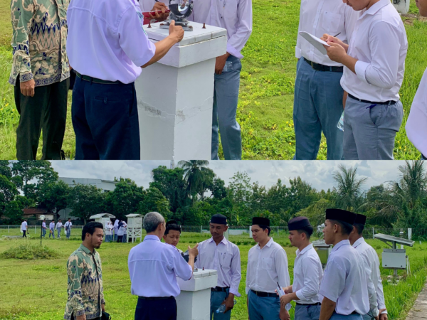 Menelusuri Ilmu Iklim di Stasiun Klimatologi Kelas IV Aceh Bersama Santri Dayah SIDIQ